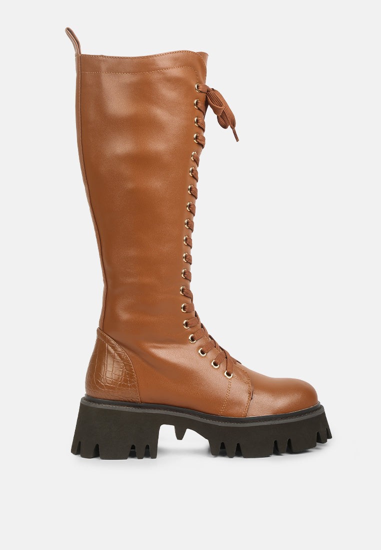 Mad Mood Chunky Lace-Up Ankle Boot-5