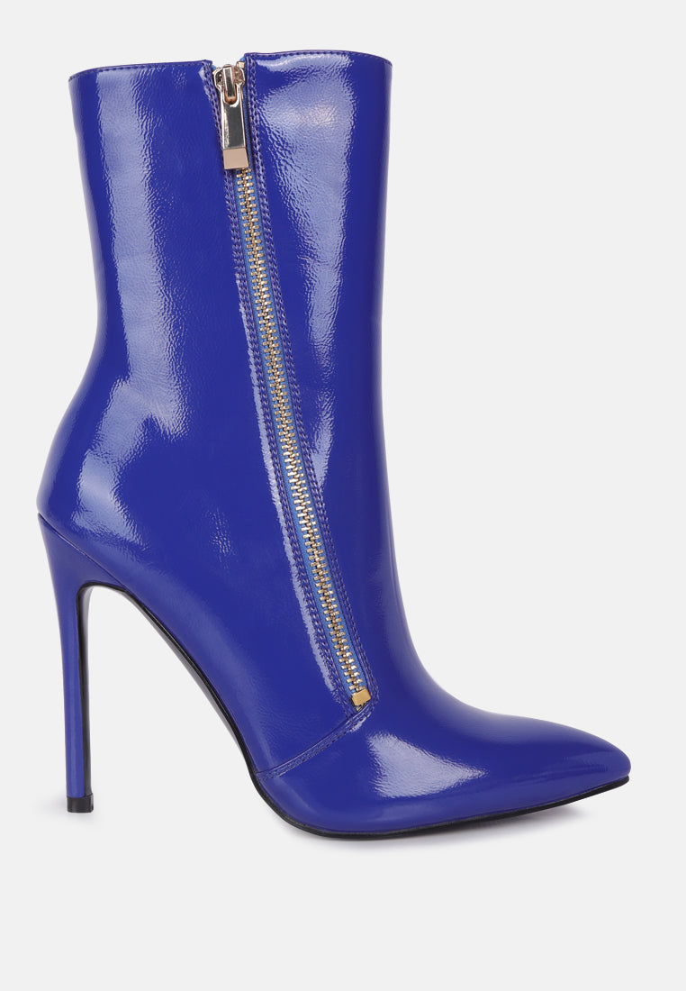 Mania High Heeled Ankle Boots-5