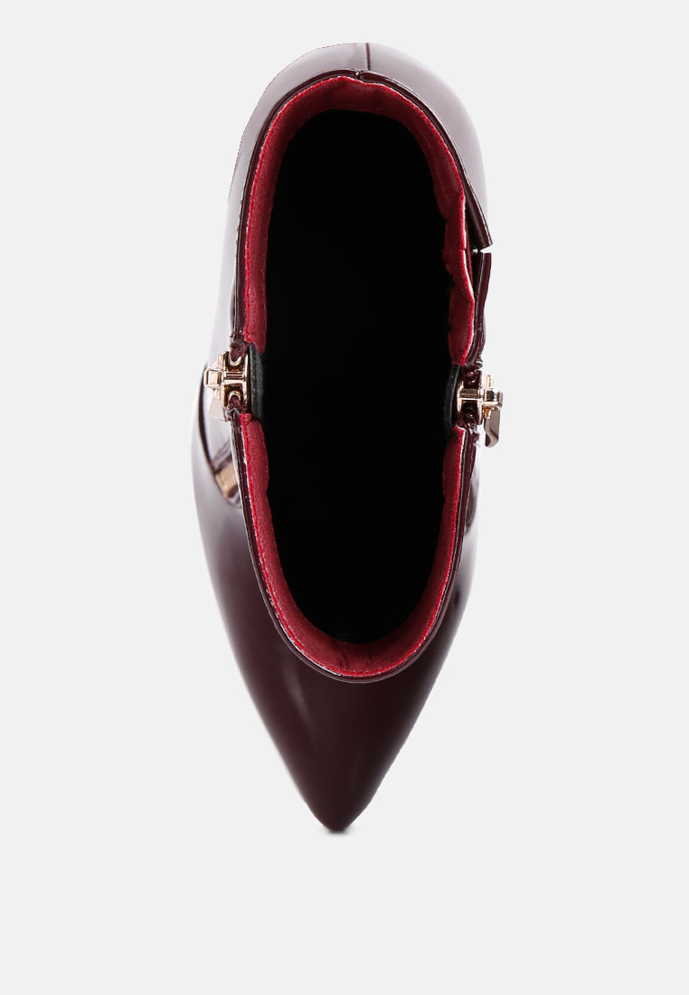 Mania High Heeled Ankle Boots-3