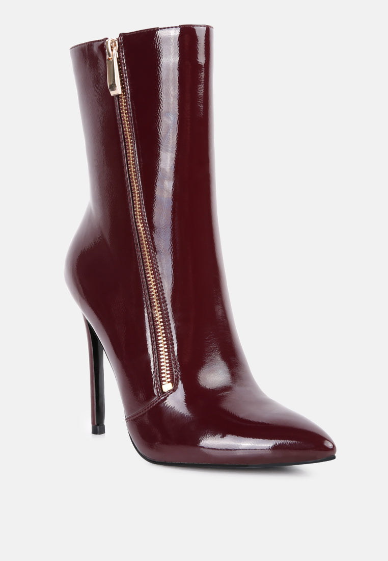 Mania High Heeled Ankle Boots-1