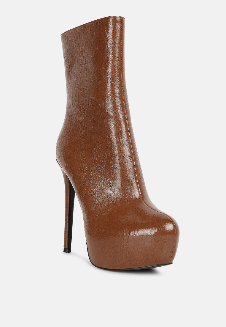 Marsha High Platform Stiletto Ankle Boots-1