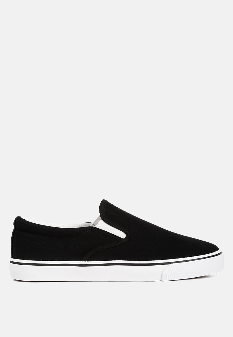 Men's canvas slip-on sneakers-5