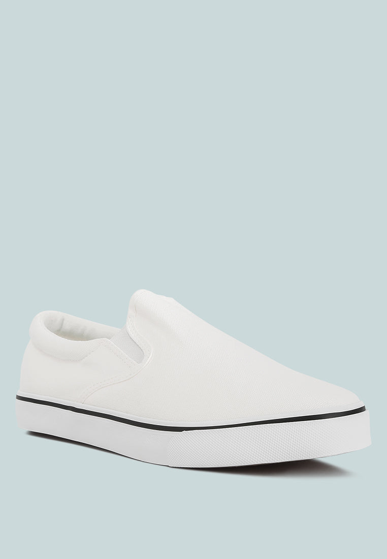 Men's canvas slip-on sneakers-1