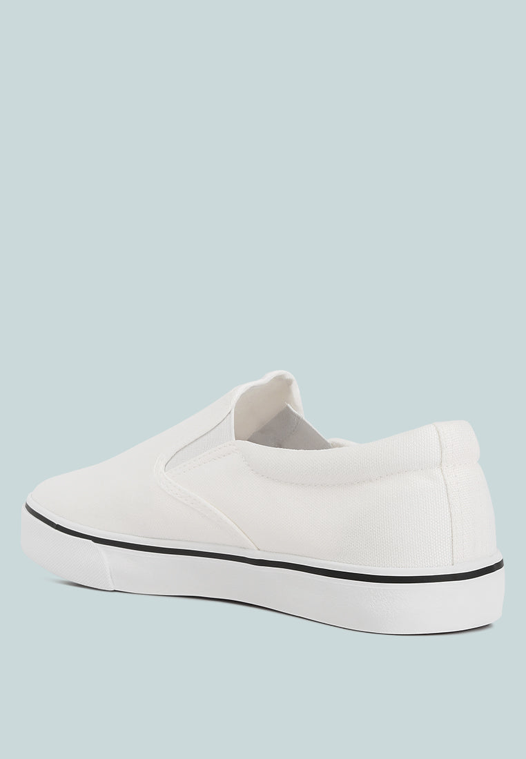 Men's canvas slip-on sneakers-2