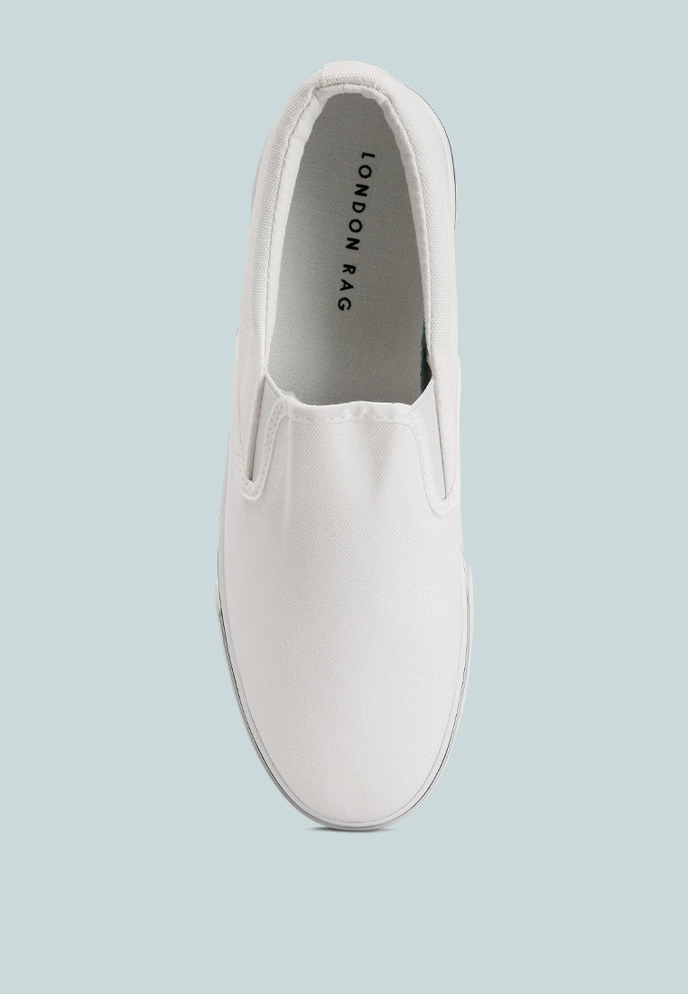 Men's canvas slip-on sneakers-3