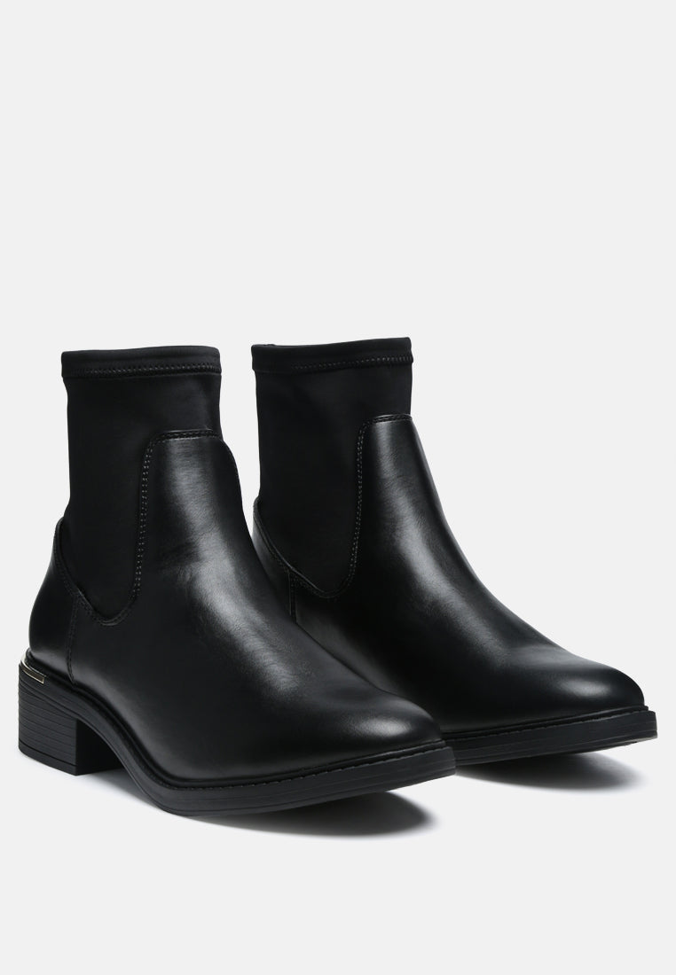 Minns Heeled Sock Boots-1