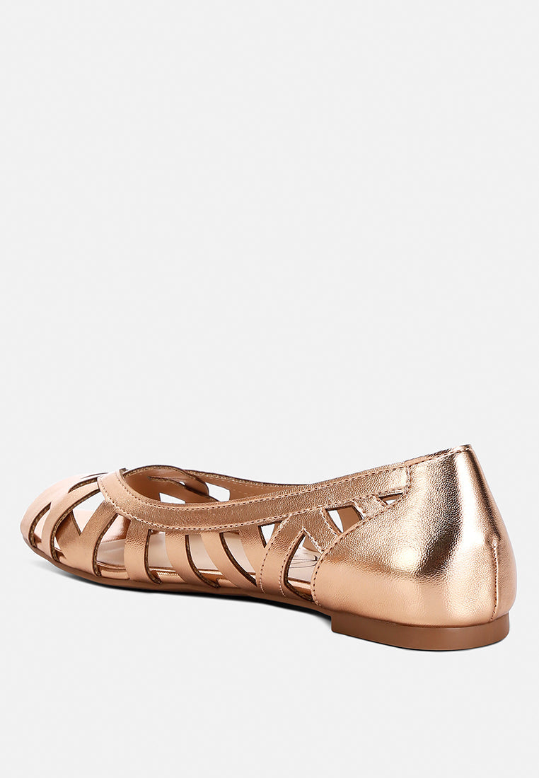 Moira Woven Peep Toe Flats-2