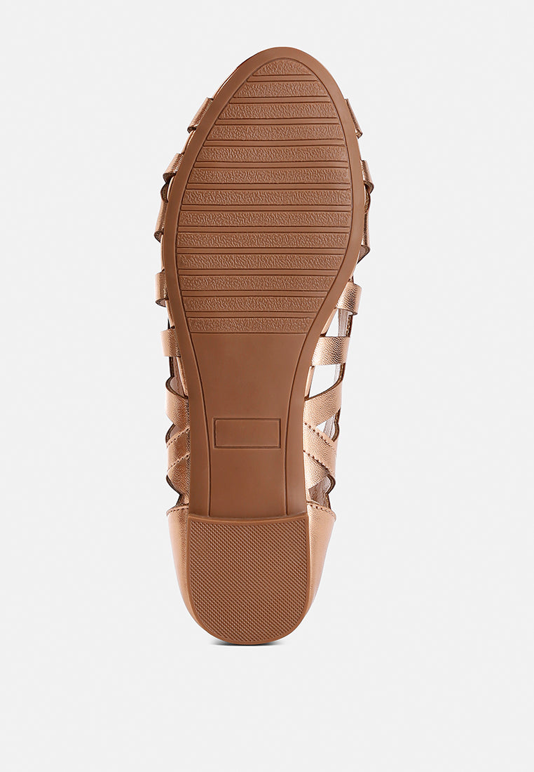 Moira Woven Peep Toe Flats-4