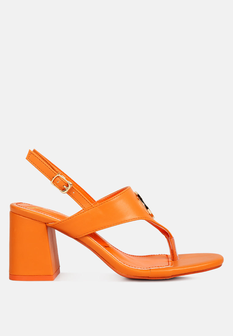Monde Block Heel Thong Sandals-0
