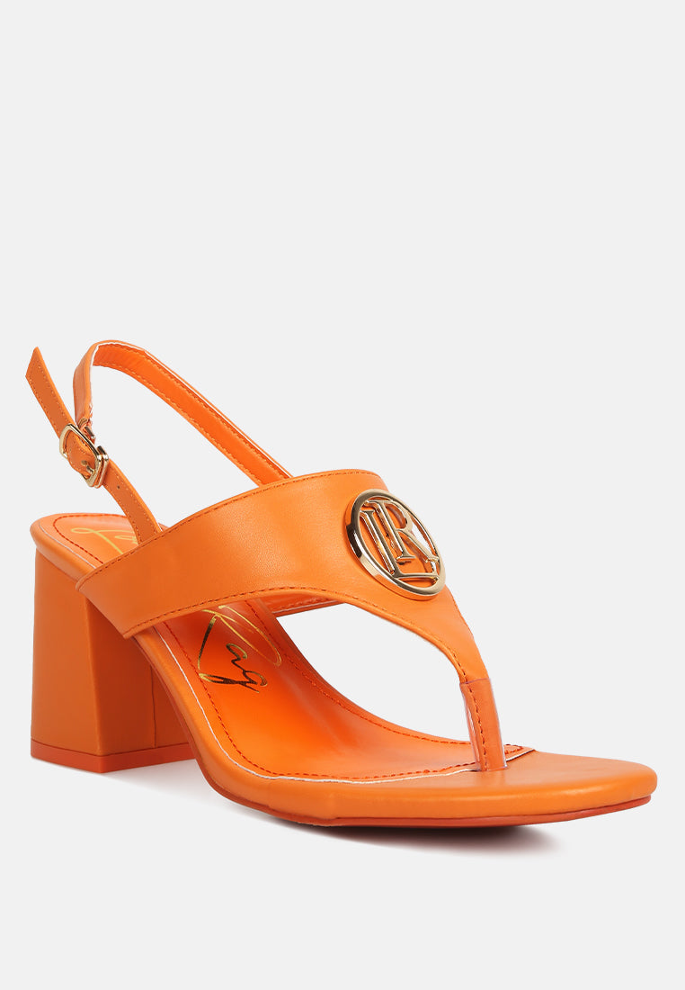 Monde Block Heel Thong Sandals-1