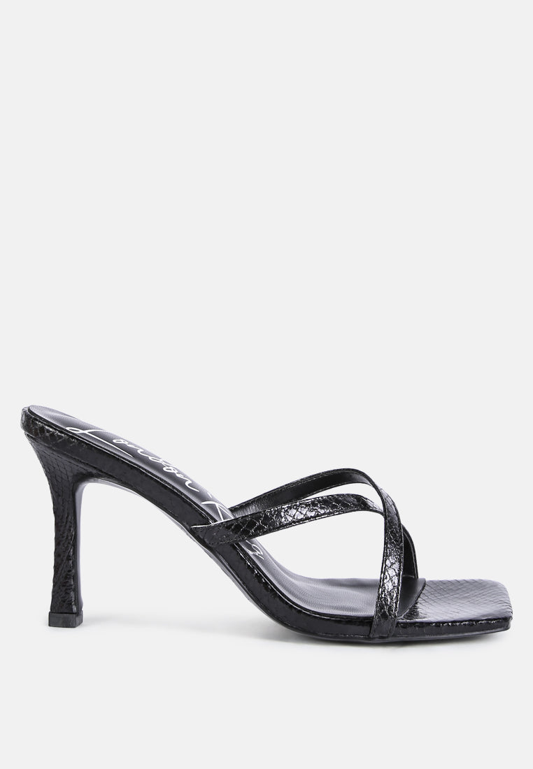 Muriel Cross Strap Slip On Sandals-2