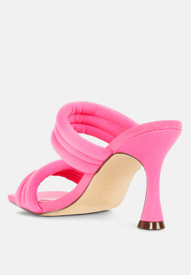 New Crush Quilted Spool Heel Sandals-2