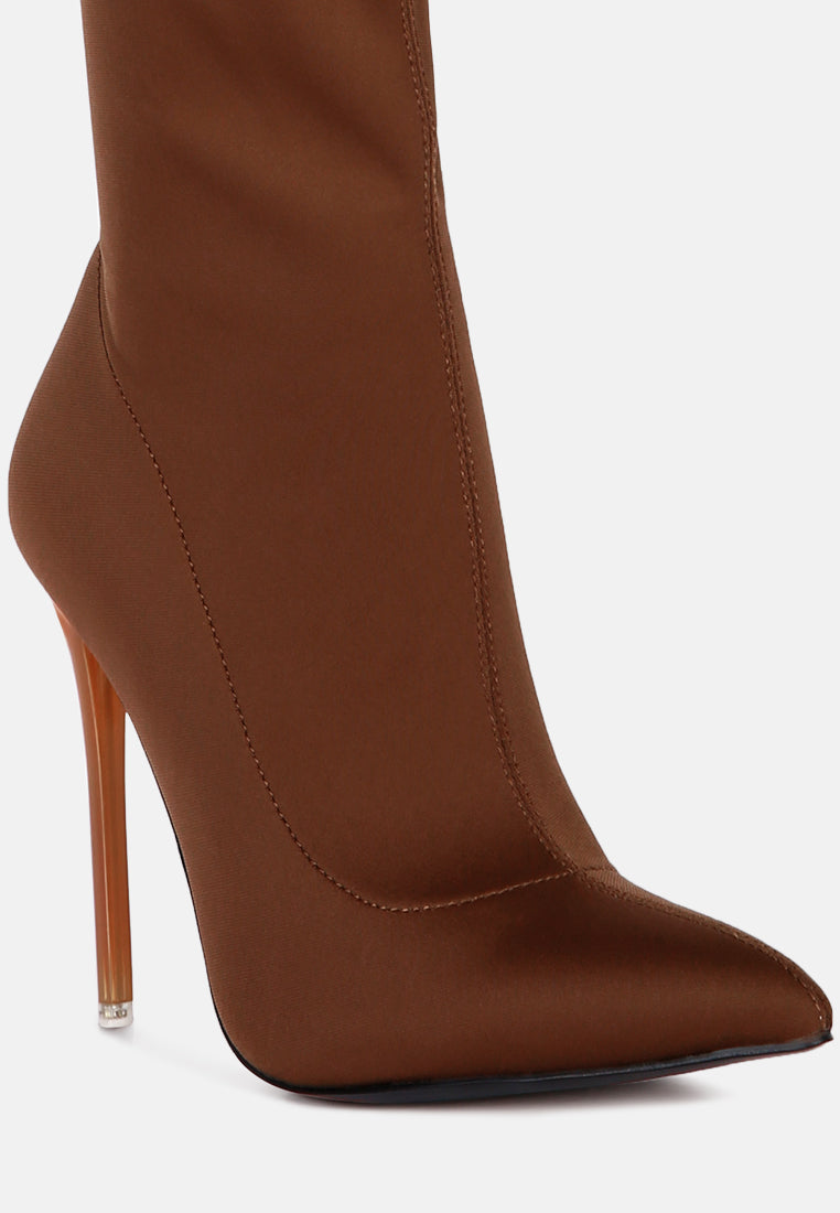 No Calm Superstretch Stiletto Long Boot-4