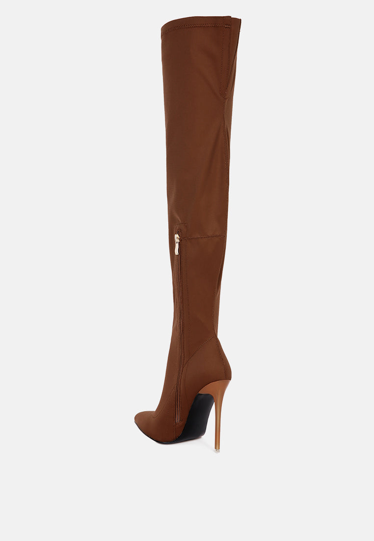 No Calm Superstretch Stiletto Long Boot-3
