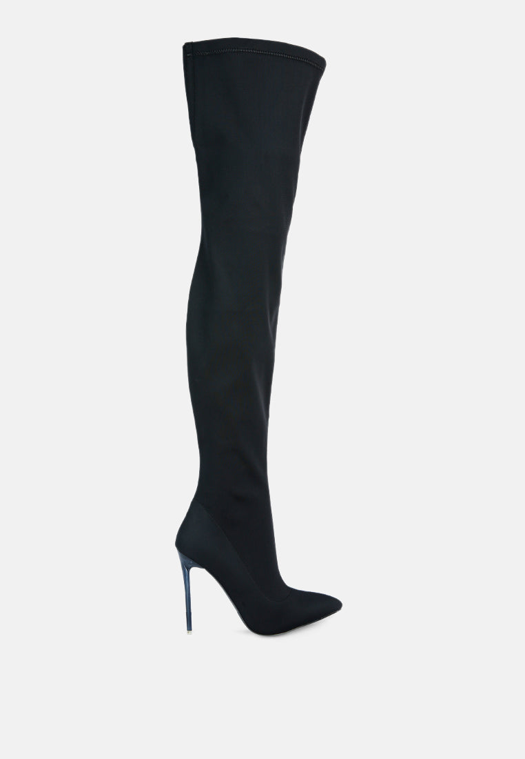 No Calm Superstretch Stiletto Long Boot-6