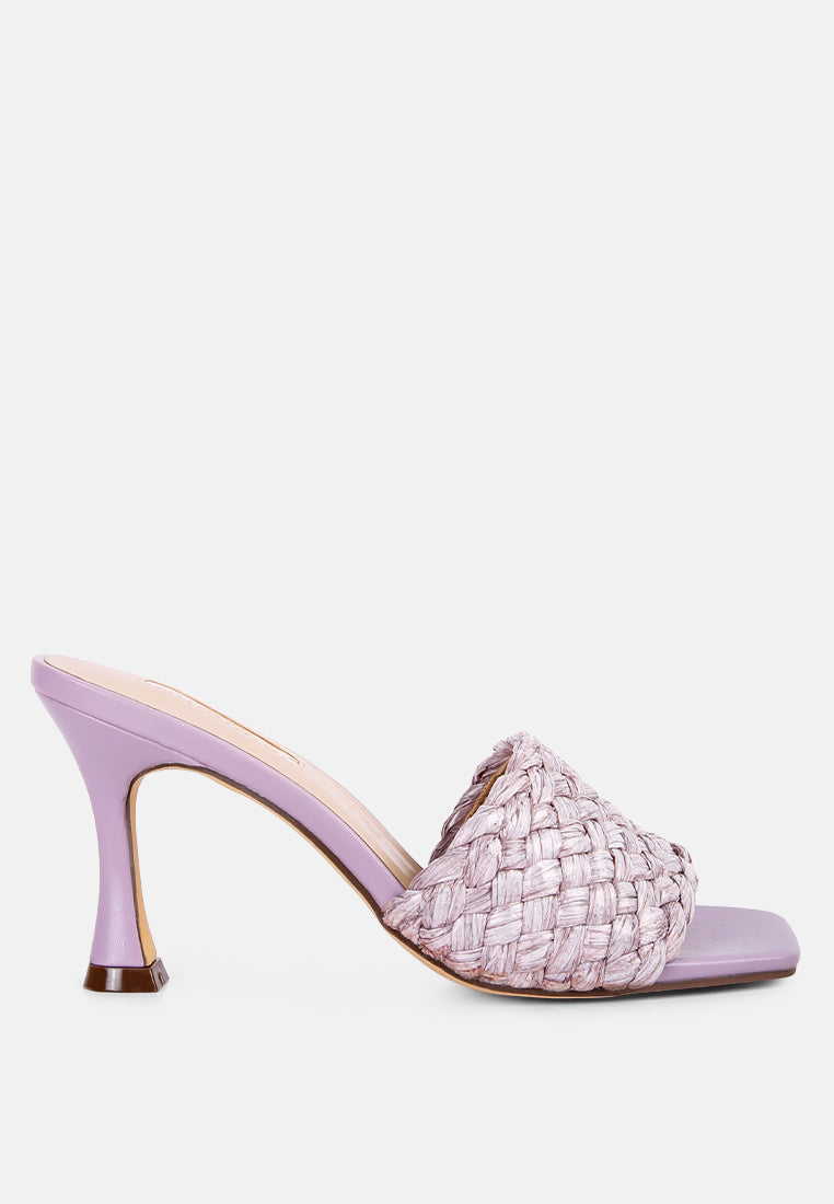 Ny Tour Braided Strap Heel Sandals-5