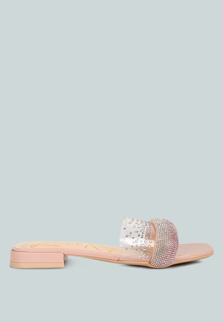 Old Flame Low Strack Heel Sandals-0