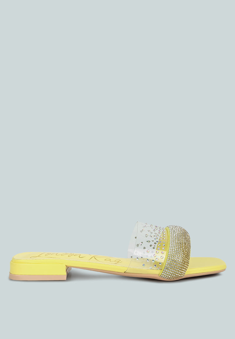Old Flame Low Strack Heel Sandals-5