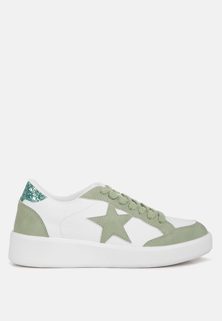 Perry Glitter Detail Star Sneakers-0