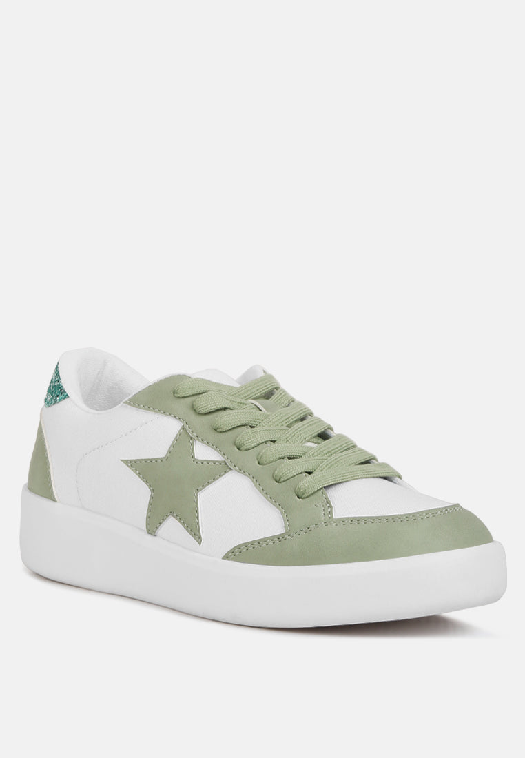 Perry Glitter Detail Star Sneakers-1