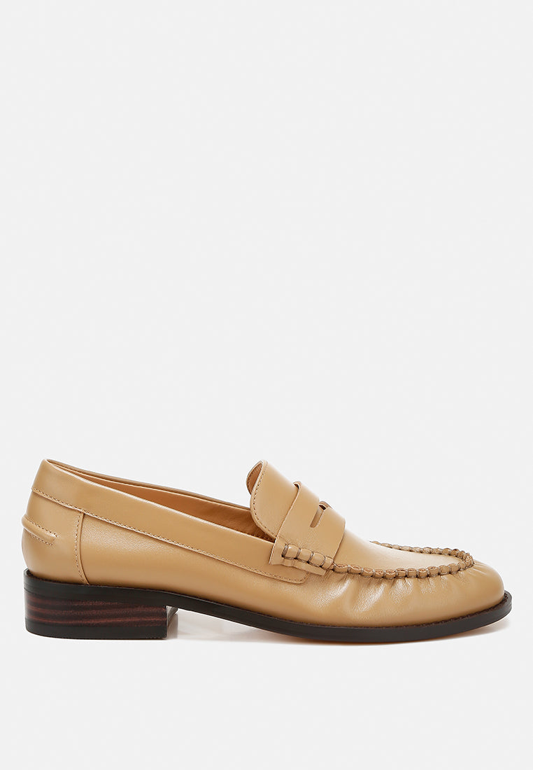 Plavia Genuine Leather Loafers-0