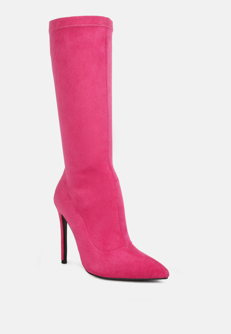 Playdate High Heeled Calf Boots-1