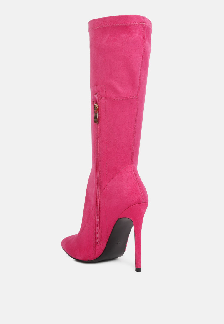 Playdate High Heeled Calf Boots-2