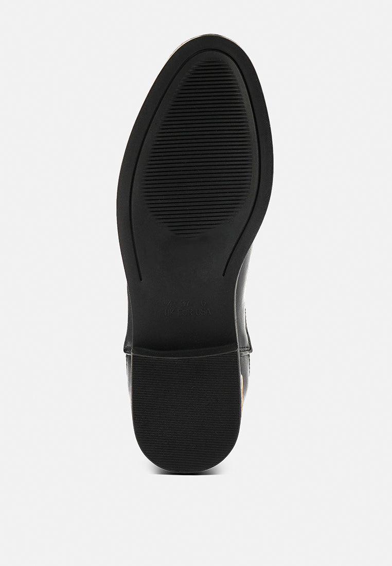 Plush Metal Sling Chelsea Boots-4