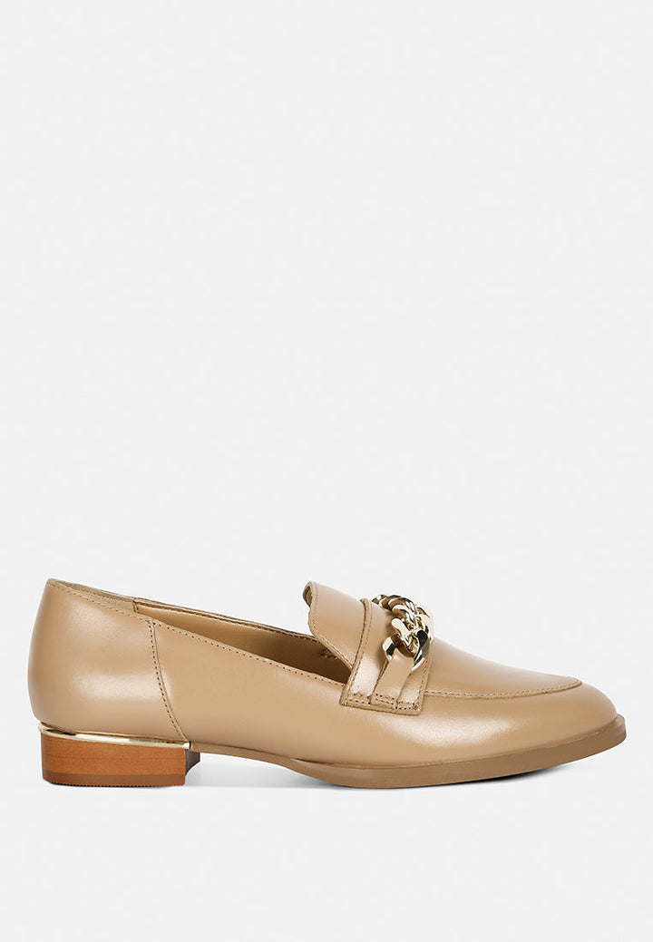 Pola Leather Horsebit Loafers-0