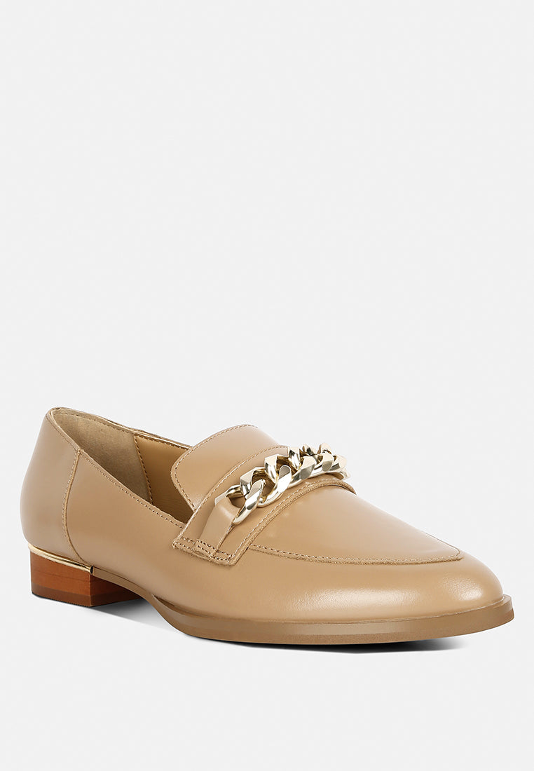 Pola Leather Horsebit Loafers-3
