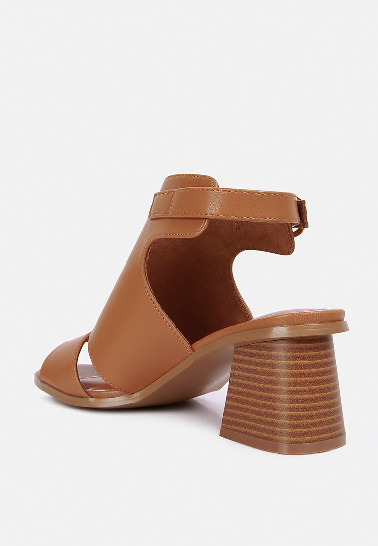 Polessi Pin Buckle Ankle Mules-2