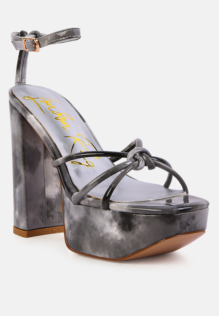 Prisma Tie-Dye High Platform Heeled Sandals-1