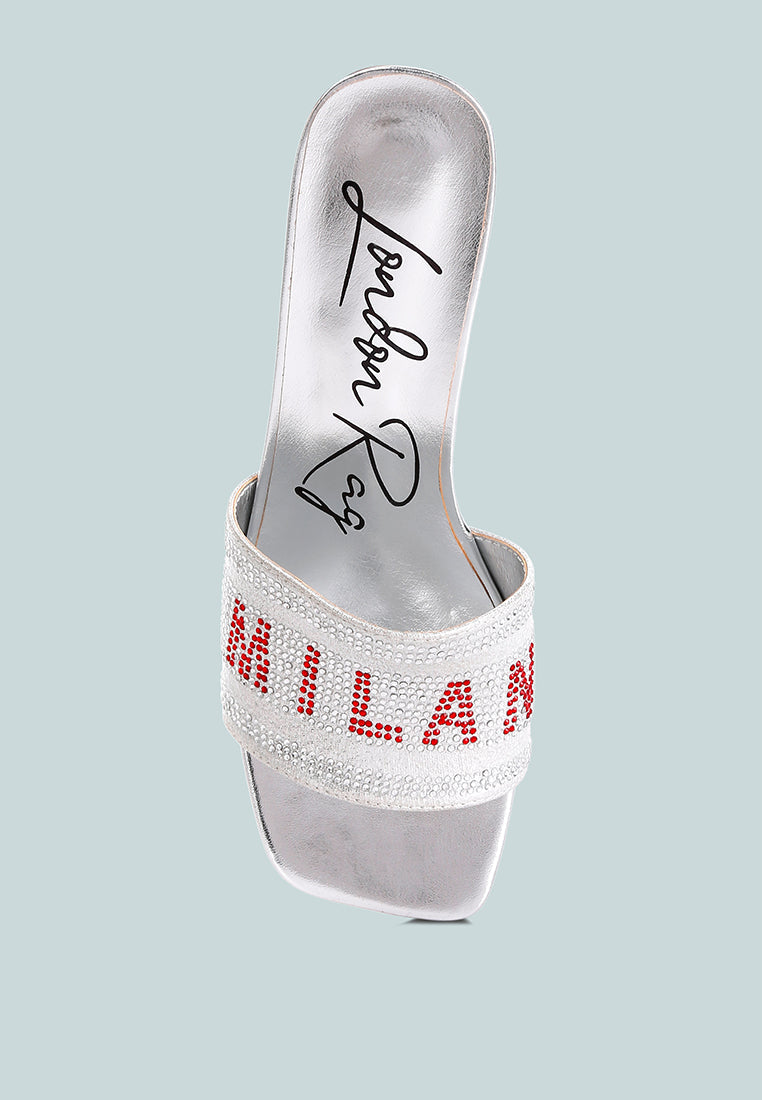 Punstar Rhinestone Embellished Milan Sandals-3