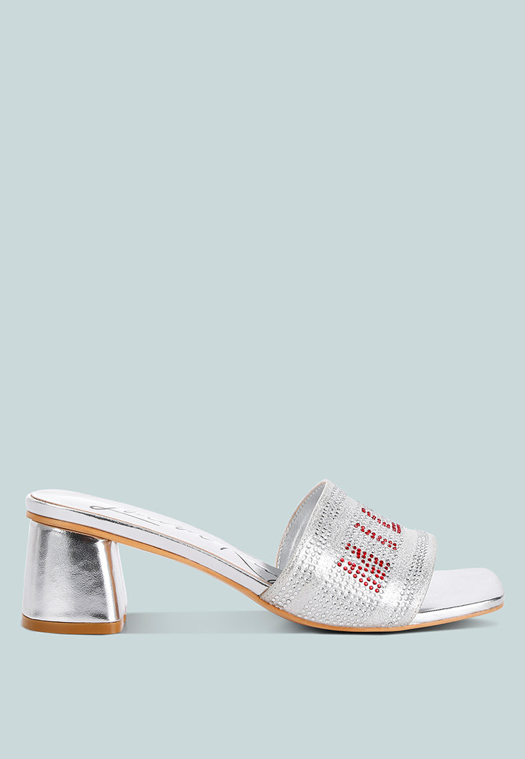 Punstar Rhinestone Embellished Milan Sandals-0