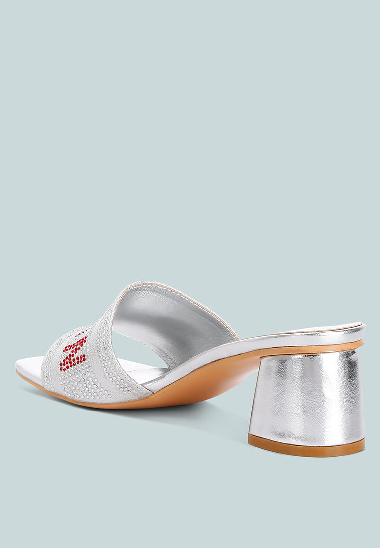 Punstar Rhinestone Embellished Milan Sandals-2