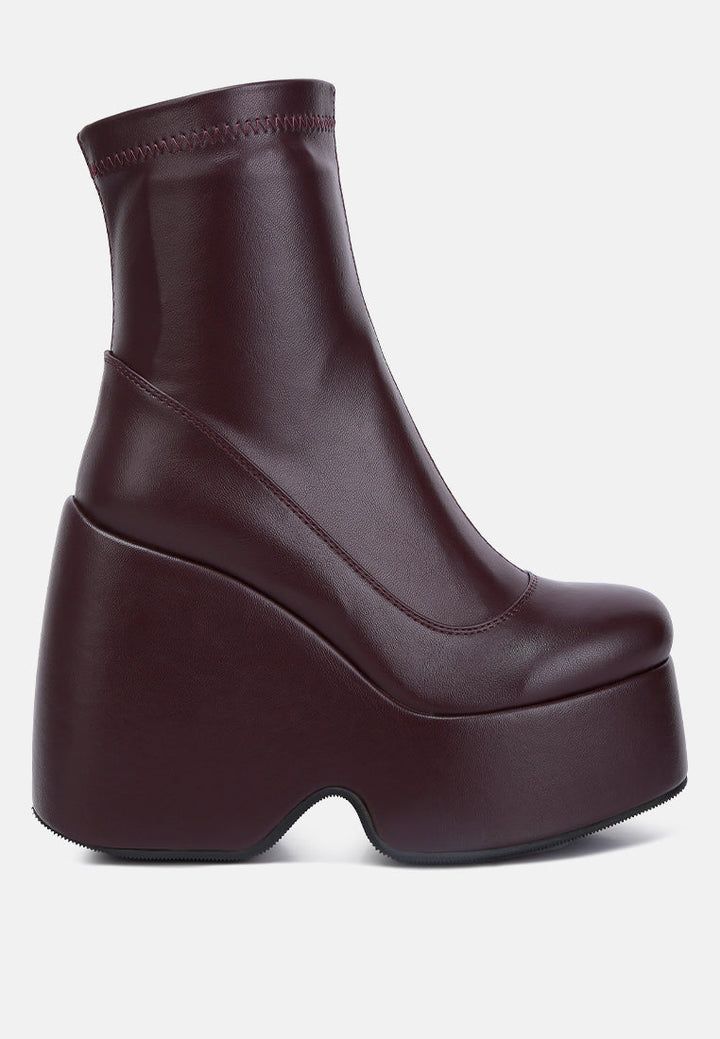 Purnell High Platform Ankle Boots-5