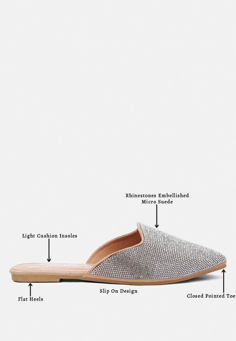 Rayen Rhinestones Embellished Mules-3