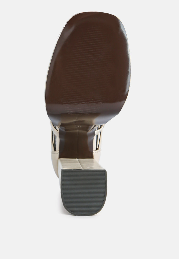 Rielle High Platform Cage Boot Sandals-4