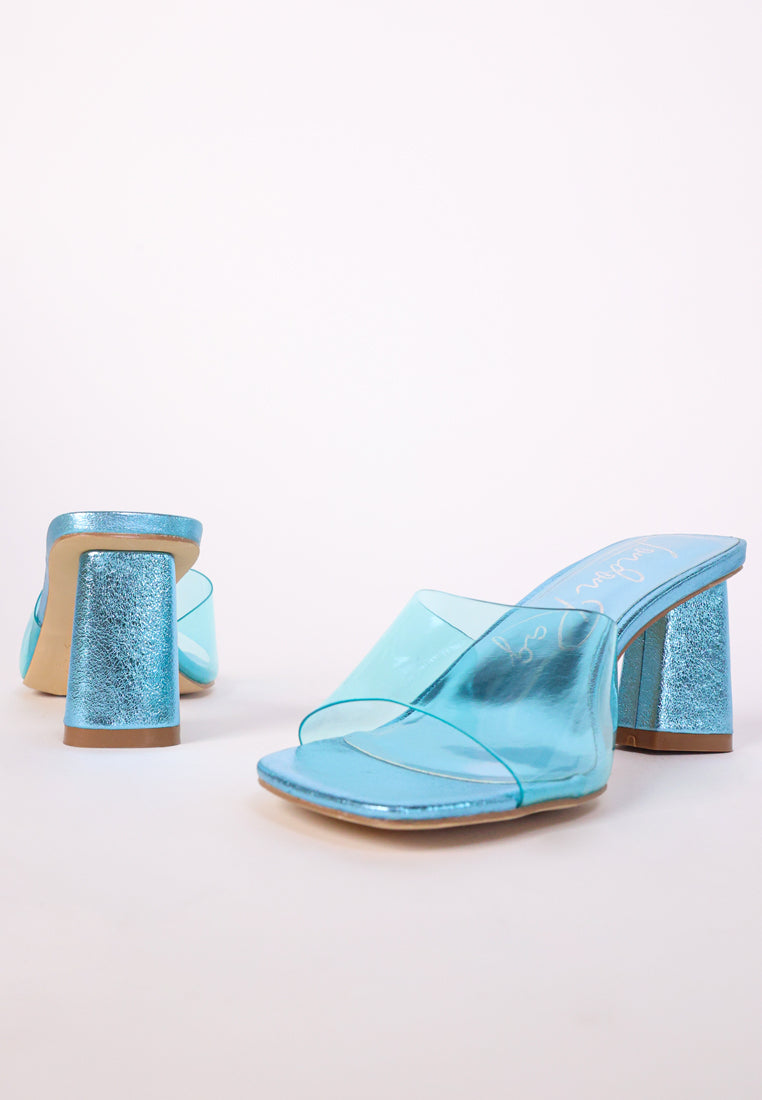 Eugnie Clear Straps Block Heel Sandals-4