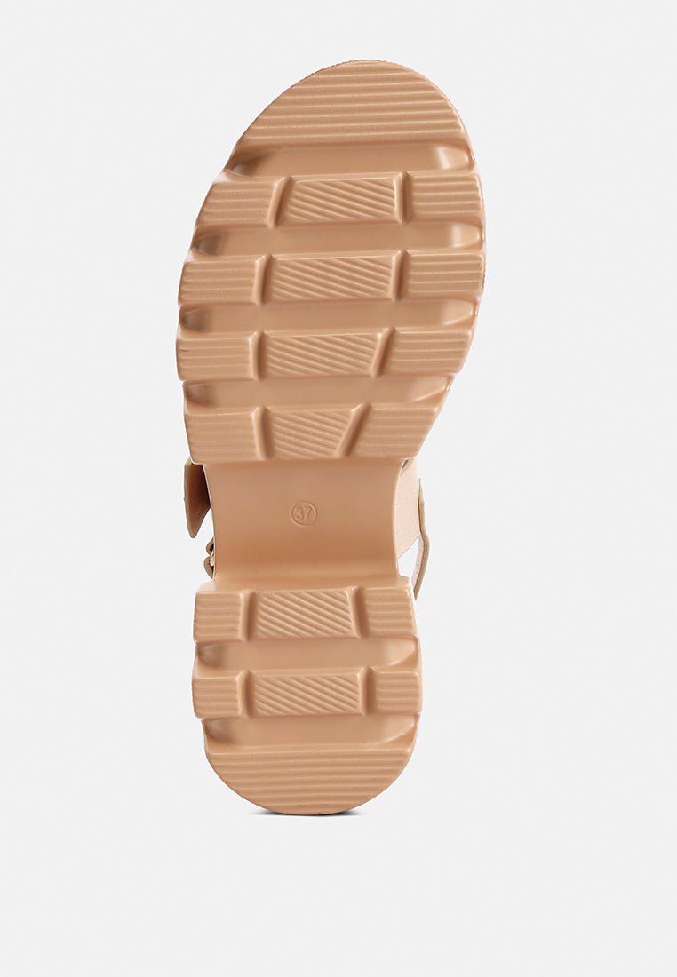 Silas Metallic Chunky Sandals-3