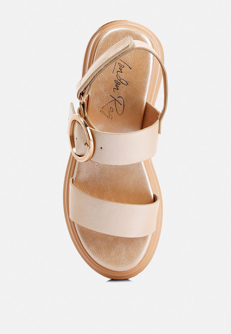 Silas Metallic Chunky Sandals-2