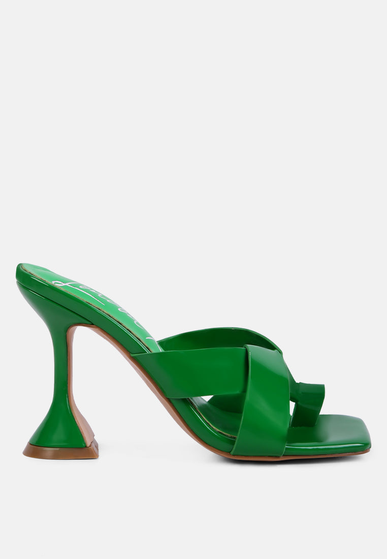 Snatched Intertwined Toe Ring Heeled Sandals-5