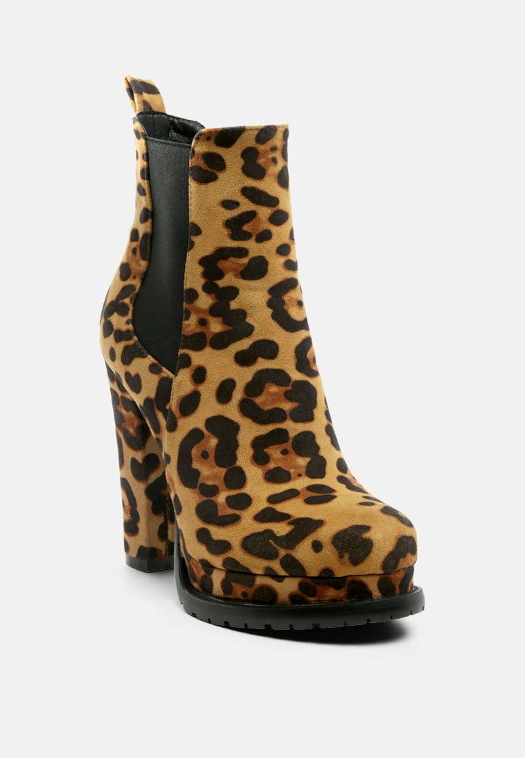 Spire Suede Block Heeled Boots-1