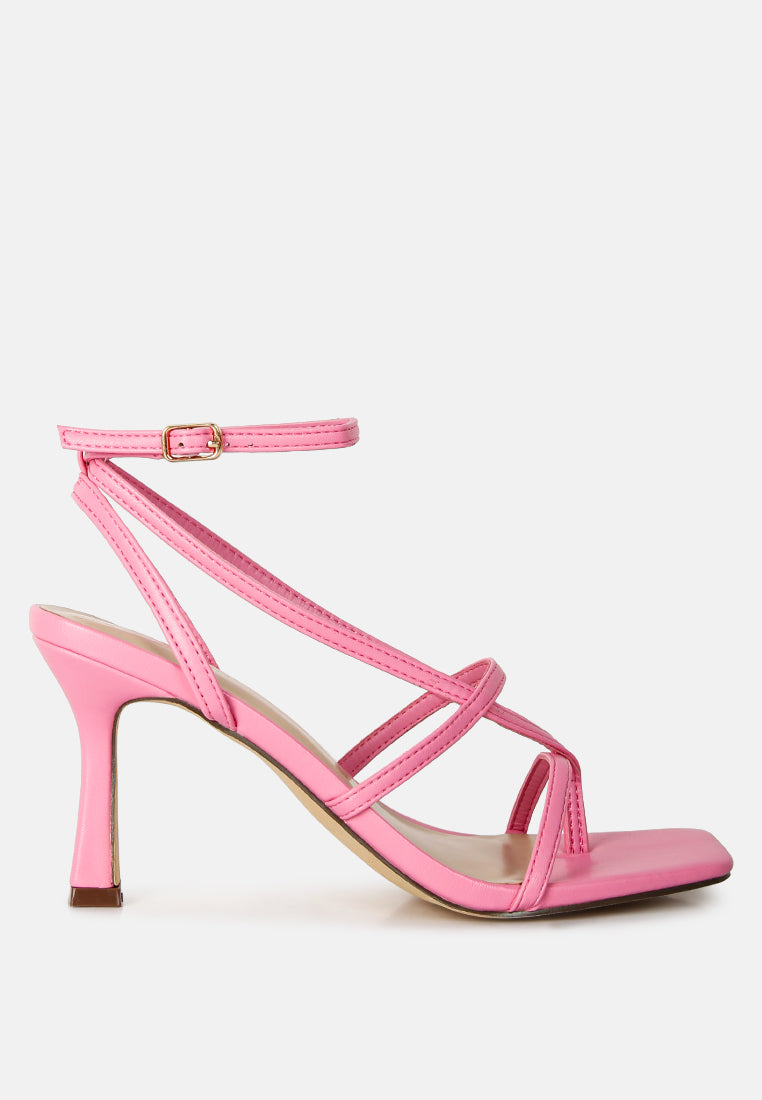 Stalker Strappy Ankle Strap Sandals-0
