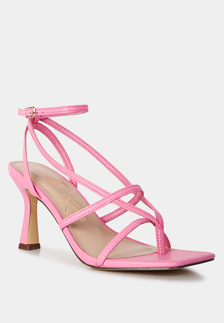 Stalker Strappy Ankle Strap Sandals-1