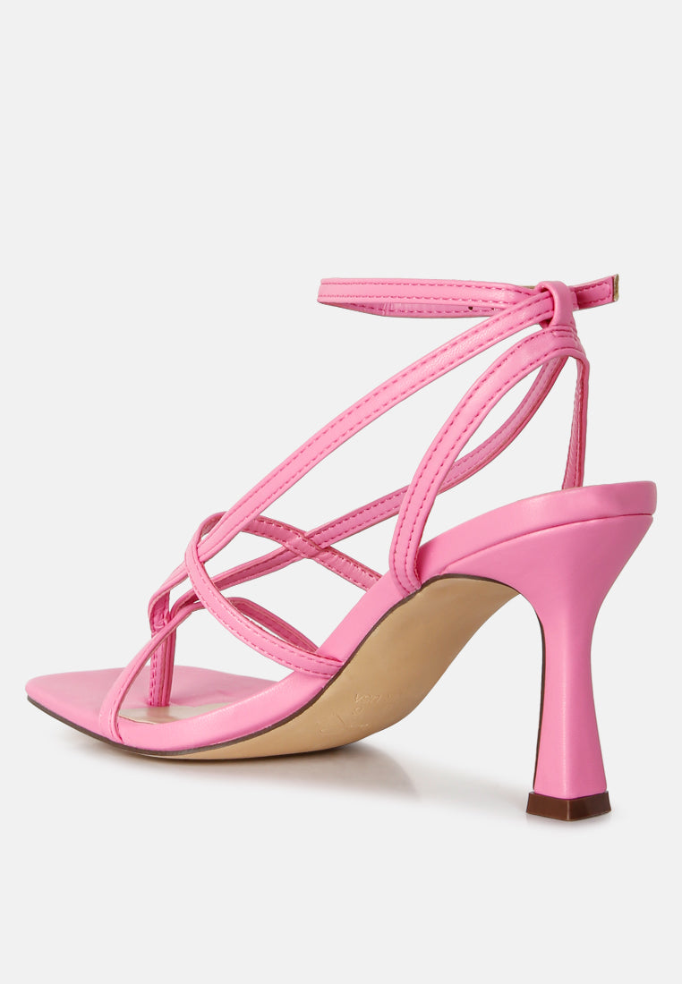 Stalker Strappy Ankle Strap Sandals-2