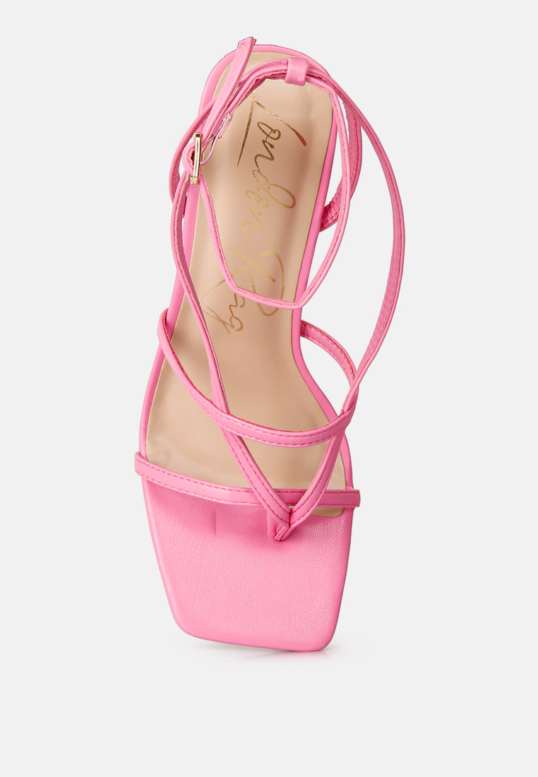 Stalker Strappy Ankle Strap Sandals-3