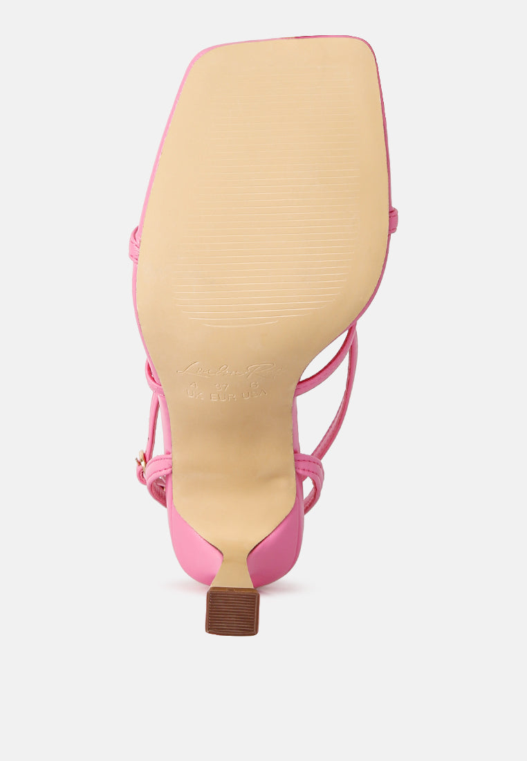 Stalker Strappy Ankle Strap Sandals-4
