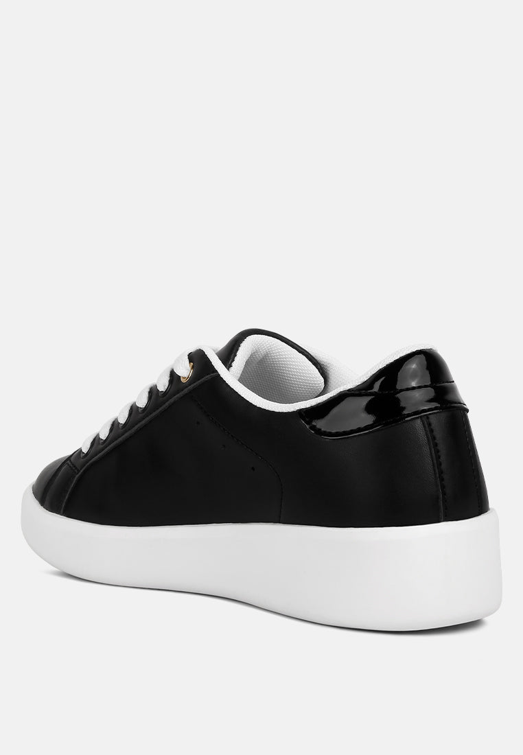 Starry Glitter Star Detail Sneakers-2