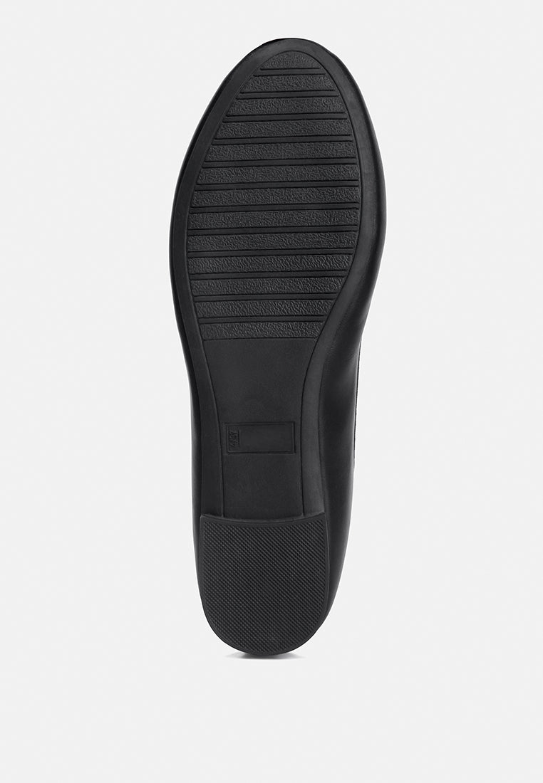 Suzzy Bow Embellished Flat Ballerinas-4
